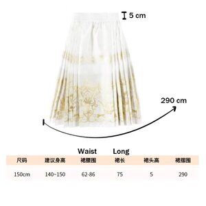Women/Girls Fall？spring Chinese Hanfu Style Skirt